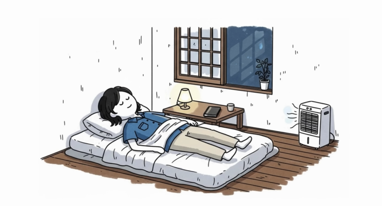 quarto japones dormir bem