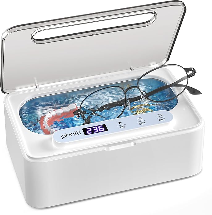 Caixa de limpeza de joias e proteses
