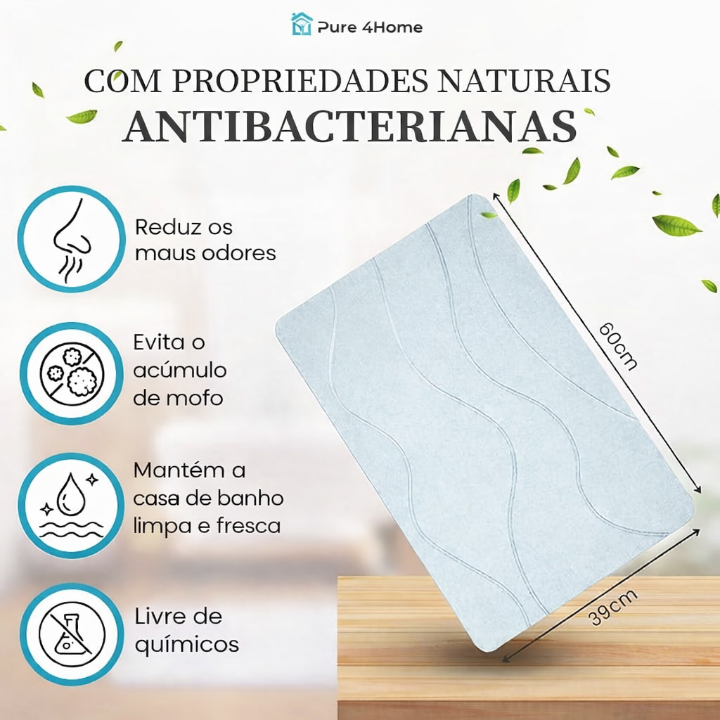 vantagens do tapete de diatomite